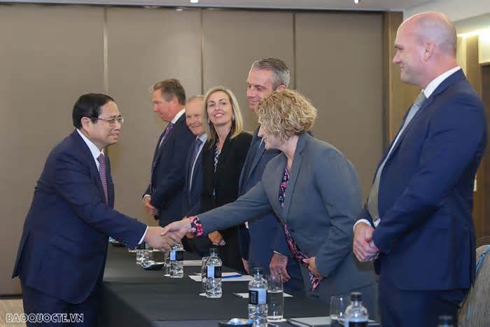Thủ tướng Phạm Minh Chính tiếp một số doanh nghiệp tiêu biểu của New Zealand