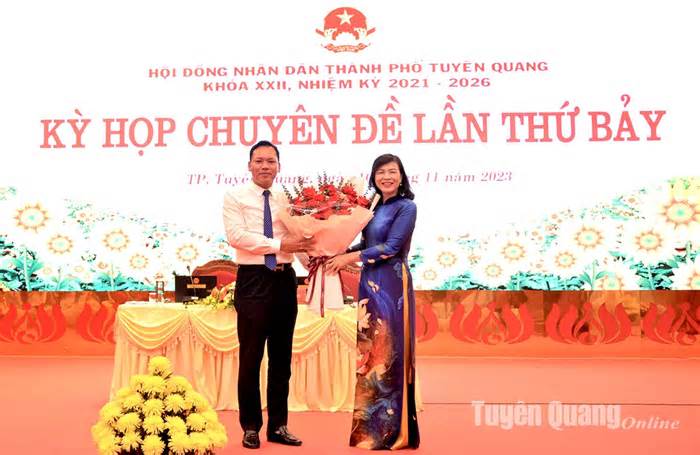 Thành phố Tuyên Quang có tân Chủ tịch