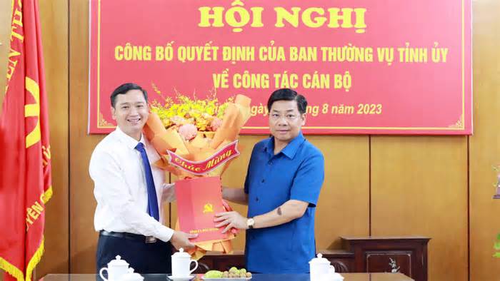 Bắc Giang bổ nhiệm Trưởng ban Tuyên giáo và Bí thư huyện Lục Ngạn