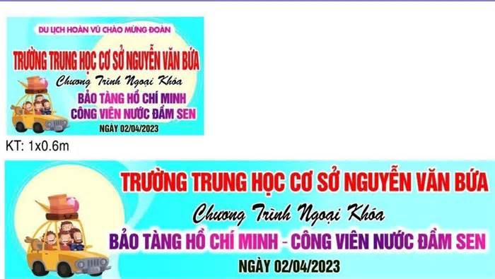 Giáo viên chủ nhiệm được 10.000 đồng trên mỗi học sinh đồng ý đi ngoại khóa