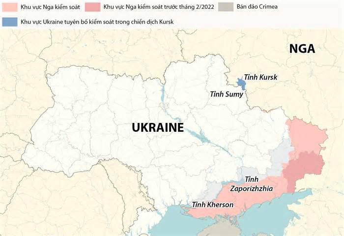 Nga 'rút bớt quân ở chiến trường Ukraine' về tăng viện cho tỉnh Kursk