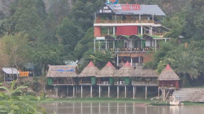 Chủ nhà hàng trên hồ Ô Thum ở An Giang thừa nhận xây dựng không phép