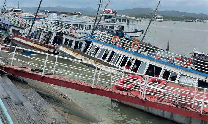 Hơn 20 tàu du lịch ở Tuần Châu chìm vì bão Yagi