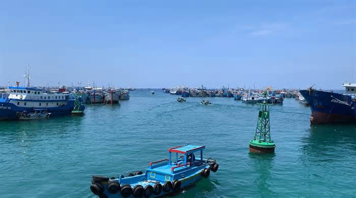 Chìm tàu cá Bình Thuận ngoài khơi, 8 thuyền viên được cứu