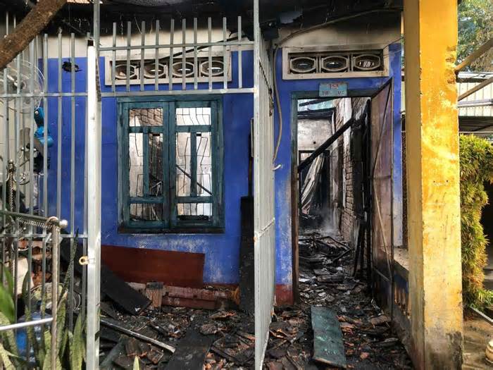 Hỏa hoạn, một ngôi nhà ở TP. Kon Tum bị cháy rụi