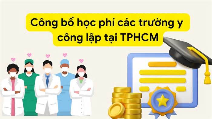 Mức học phí các trường y công lập hàng đầu tại TPHCM