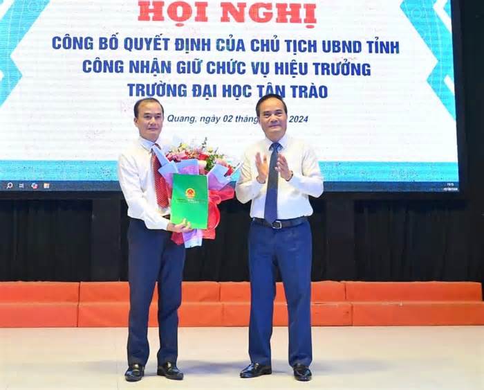 Bổ nhiệm TS Nguyễn Minh Anh Tuấn làm Hiệu trưởng Trường Đại học Tân Trào