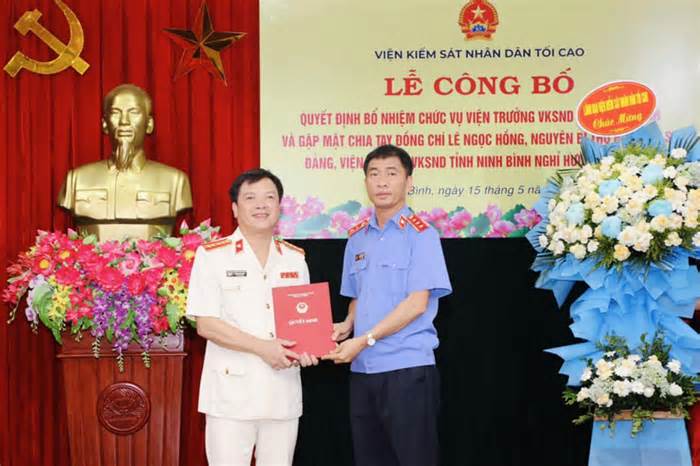 Bổ nhiệm Viện trưởng Viện Kiểm sát nhân dân tỉnh Ninh Bình