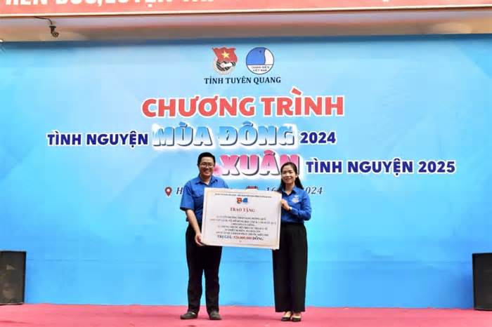 Tỉnh Đoàn Tuyên Quang ra quân tình nguyện mùa Đông năm 2024 – Xuân tình nguyện năm 2025