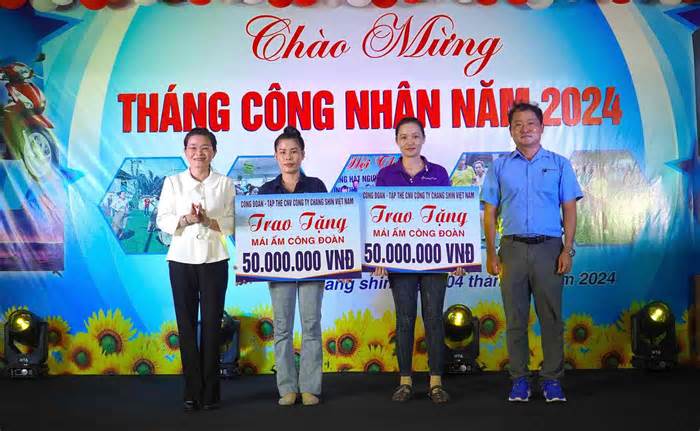 Công ty 37.000 lao động ở Đồng Nai lập đội tình nguyện sửa nhà cho công nhân