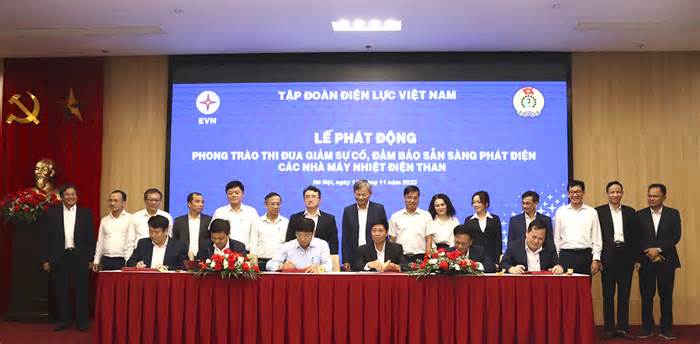 Phối hợp phát động phong trào thi đua giảm sự cố nhà máy nhiệt điện than