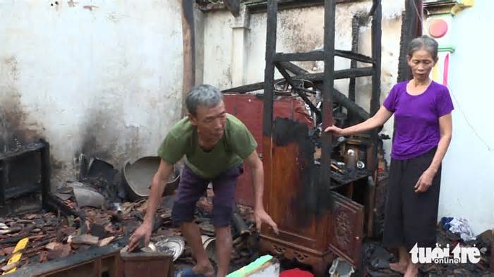 Nhà dân ở Thanh Hóa cháy rụi bất thường sau nhiều lần cháy đồ đạc