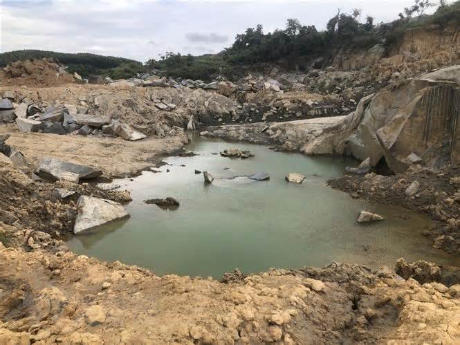 Phú Yên: Mỏ đá Kim Sơn khai thác ngoài phạm vi khi chưa được phép