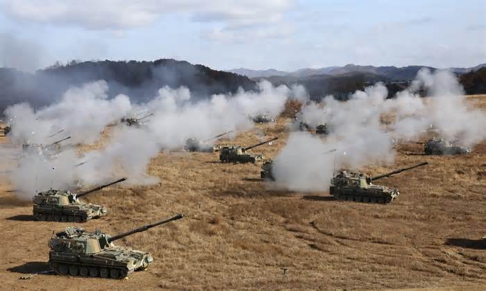 Mỹ - Hàn tập trận ứng phó kịch bản bị pháo kích bất ngờ