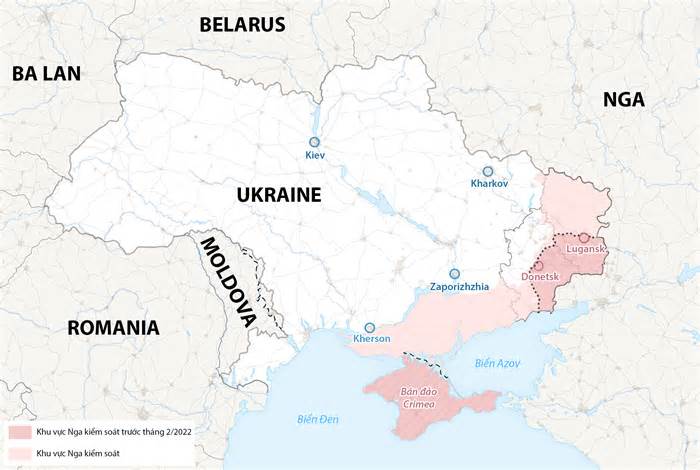 Khoảnh khắc bom chùm dẫn đường Nga tập kích phòng tuyến Ukraine