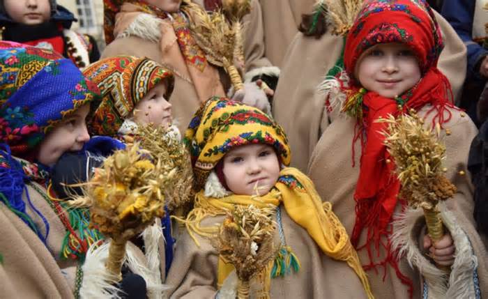 Người Ukraine mừng Giáng sinh vào ngày 25-12 theo lịch phương Tây