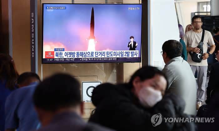 Triều Tiên phóng tên lửa đạn đạo lúc ông Kim Jong Un thăm Nga