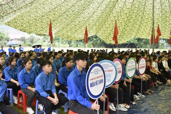 Nhiều hoạt động tại Lễ ra quân Chiến dịch Thanh niên tình nguyện hè năm 2024 tỉnh Tuyên Quang