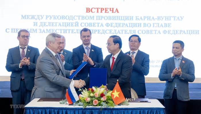 Tỉnh Bà Rịa-Vũng Tàu và tỉnh Rostov của Nga tăng cường hợp tác