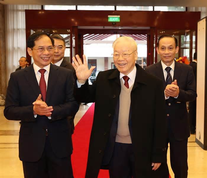 Tổng Bí thư Nguyễn Phú Trọng phát biểu chỉ đạo tại Hội nghị Ngoại giao lần thứ 32