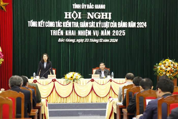 Năm 2024, Ban Thường vụ Tỉnh ủy Bắc Giang kỷ luật 7 tổ chức đảng và 16 đảng viên