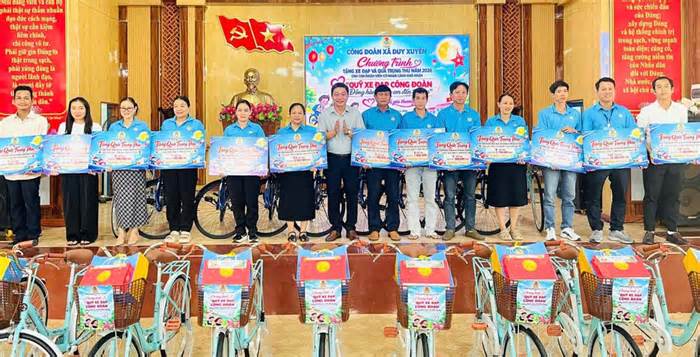 Công đoàn xã Duy Xuyên, Đà Nẵng phát động mô hình Quỹ xe đạp Công đoàn