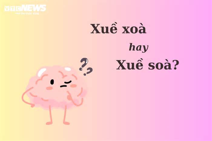 90% người nhầm lẫn: 'Xuề xoà' hay 'xuề soà'?