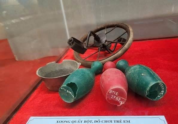 Những kỷ vật trong chiến tranh 1979 đang lưu giữ tại Bảo tàng Lạng Sơn