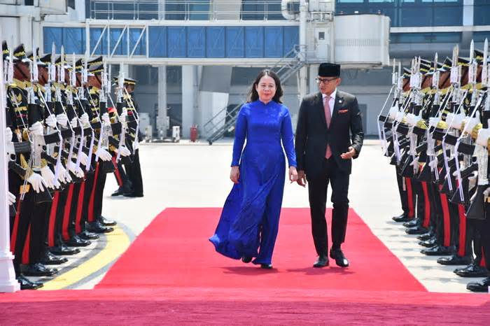 Phó Chủ tịch nước Võ Thị Ánh Xuân dự lễ nhậm chức của Tổng thống Indonesia Prabowo Subianto