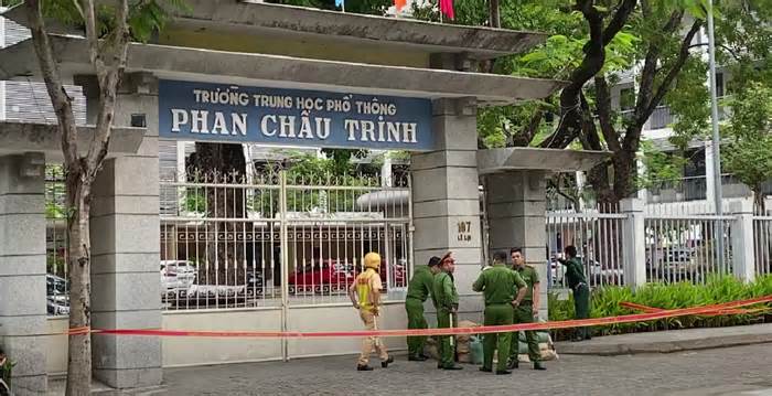 Đã xác định được vật thể lạ trước cổng trường khiến học sinh Đà Nẵng phải sơ tán