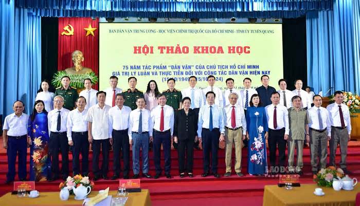 Hội thảo 75 năm Tác phẩm “Dân vận” của Chủ tịch Hồ Chí Minh