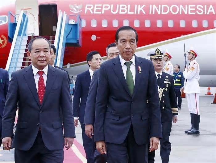 Tổng thống Indonesia đến Việt Nam