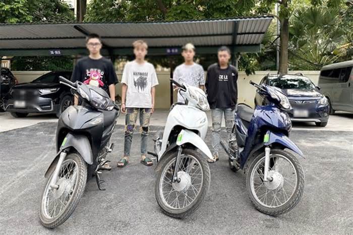 Hà Nội: Bắt nhóm thanh, thiếu niên chuyên đi cướp tài sản trong đêm