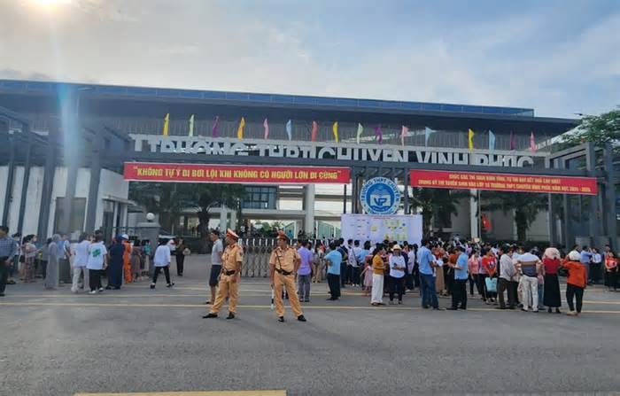 Gần 1.600 thí sinh tranh suất vào Trường THPT Chuyên Vĩnh Phúc