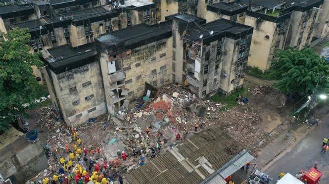 Vụ sập nhà ở miền Đông Bắc Brazil: Số người thiệt mạng gia tăng