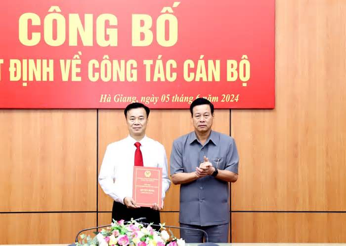 Bí thư Huyện ủy Xín Mần giữ chức Giám đốc Sở NNPTNN Hà Giang