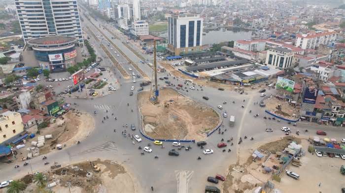 Tiến độ nút giao hơn 565 tỉ đồng thuộc dự án cầu Nguyễn Trãi TP Hải Phòng