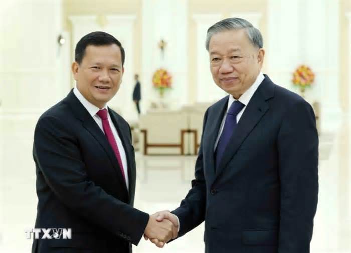 Chủ tịch nước Tô Lâm và Thủ tướng Campuchia Hun Manet thống nhất những định hướng lớn