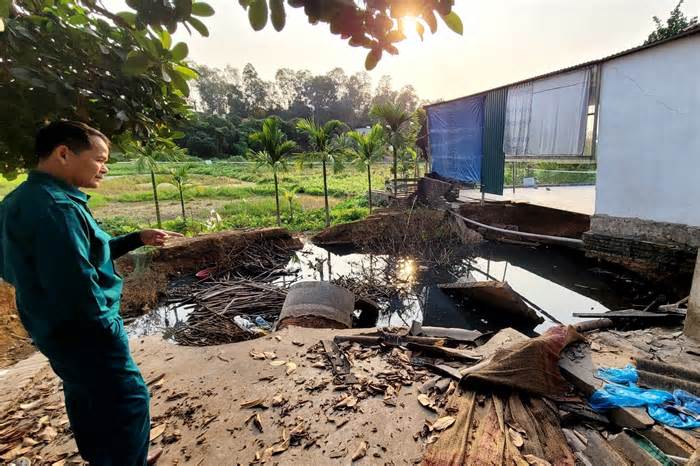 Hang động ngầm gây ra hố 'tử thần' ở Quảng Ninh