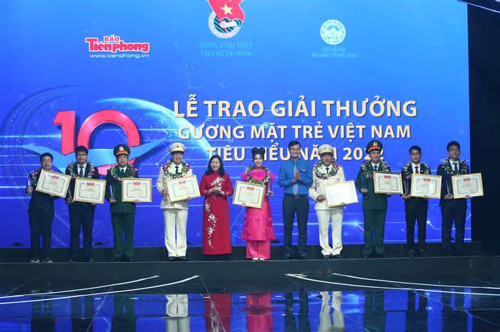 Tôn vinh 10 gương mặt trẻ Việt Nam tiêu biểu năm 2022