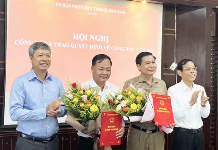 Bổ nhiệm giám đốc Sở Công thương và trưởng Ban quản lý các Khu kinh tế Quảng Nam