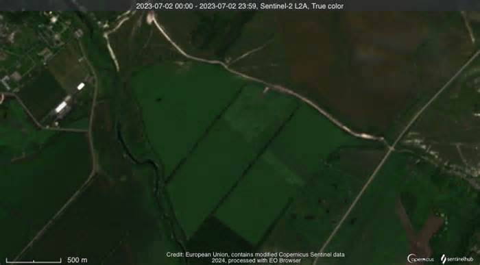 Hình ảnh vệ tinh tiết lộ căn cứ không quân bí mật của Nga, cách Ukraine 70km