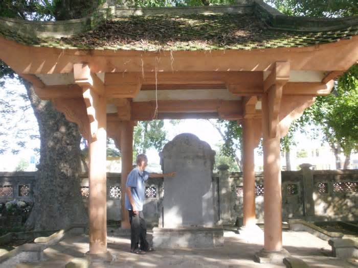 Đền thờ Nguyễn Biểu, nơi lưu giữ 2 bia đá di sản tư liệu Hán Nôm quý giá
