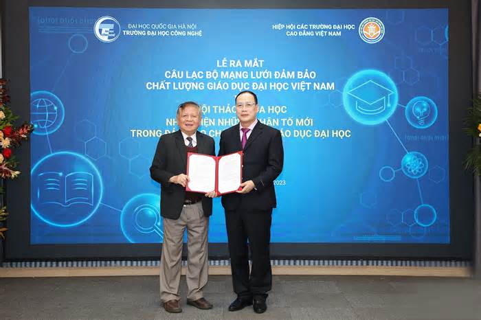 GS.TS Nguyễn Đình Đức làm Chủ nhiệm Câu lạc bộ mạng lưới đảm bảo chất lượng giáo dục ĐH Việt Nam