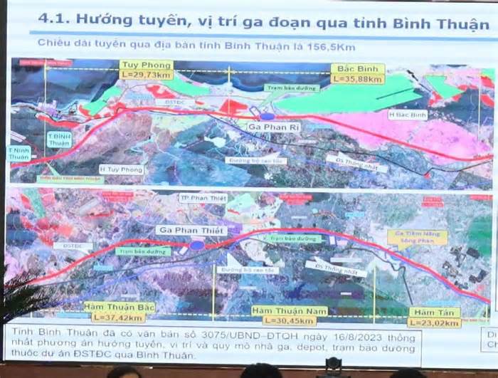 Đô thị 500.000 dân trở lên mới có ga đường sắt tốc độ cao