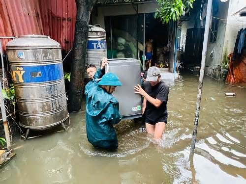 Phường Phú Đô di dời khẩn cấp 25 hộ dân khu vực sông Nhuệ