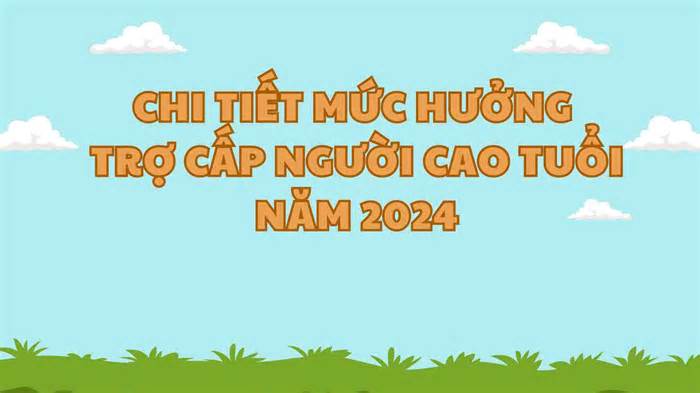 Chi tiết mức hưởng trợ cấp người cao tuổi năm 2024