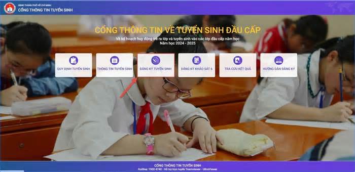 Sở GD&ĐT TP. Hồ Chí Minh hướng dẫn cách đăng ký tuyển sinh đầu cấp