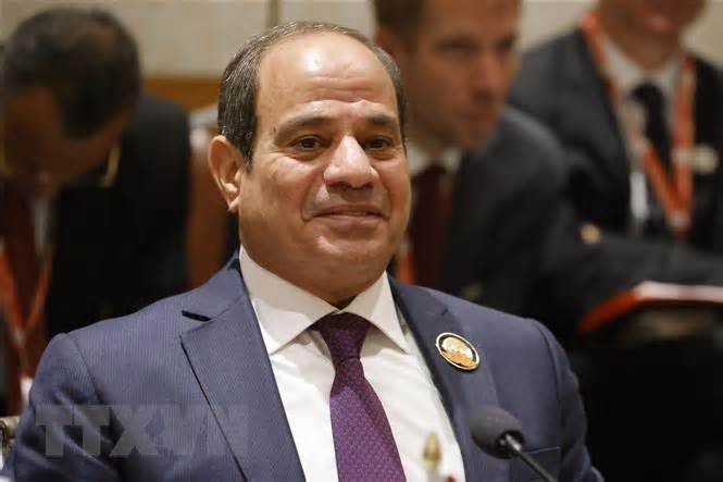 Tổng thống Ai Cập chính thức nộp hồ sơ tranh cử nhiệm kỳ thứ ba