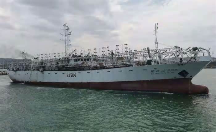 Tàu cá Trung Quốc bị lật tại Ấn Độ Dương: Không có người sống sót